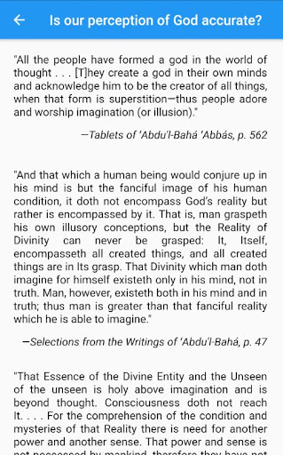 Android application Seeker: A Bahai Perspective screenshort