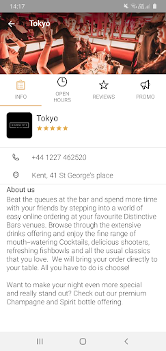 Distinctive Bars Screen 3