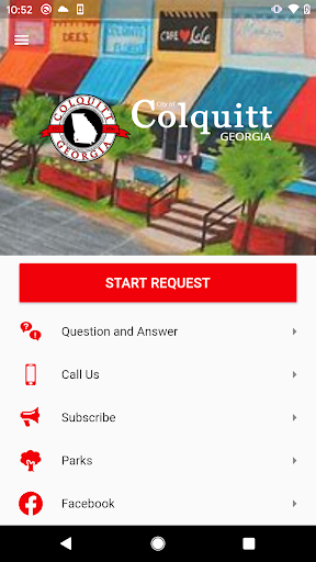 Android application GO Colquitt screenshort