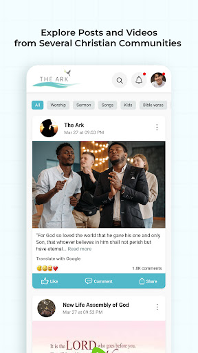The Ark | Connect Share Pray Screen 3