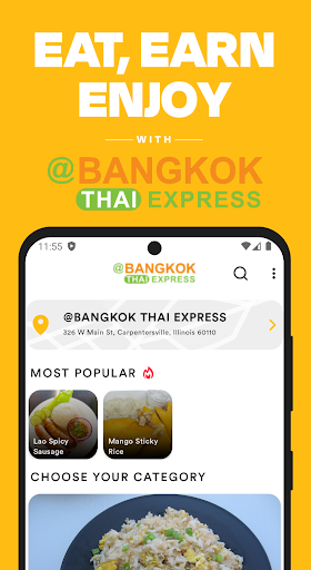 Android application BANGKOK THAI EXPRESS screenshort