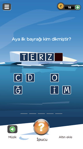 Android application Kutup Esprileri Kelime Bulmaca screenshort