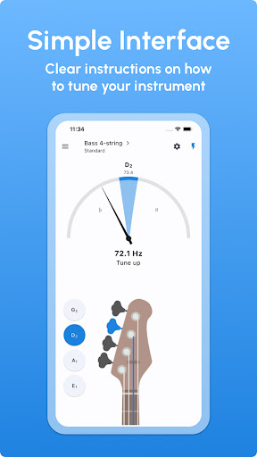 Bass Tuner - LikeTones Screen 2