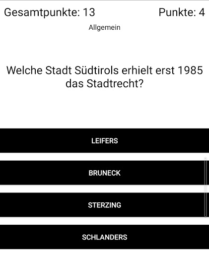 Quizirol - Quiz über Südtirol Screen 2