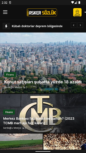Android application Asker Sözluk screenshort