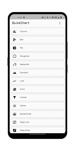 Android application QuickChart(Pro) screenshort