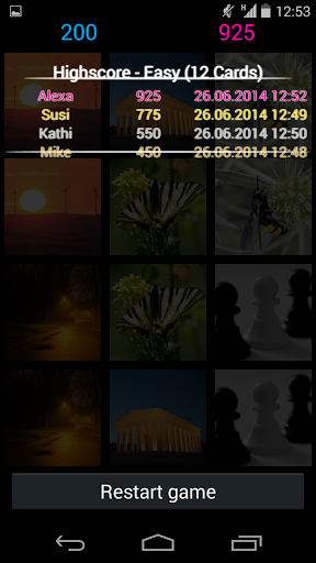 Memory Friends Screen 2