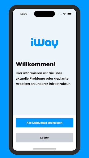 Android application iWay Status screenshort