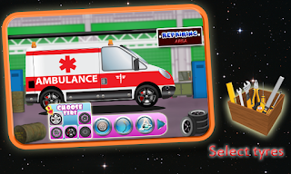 Ambulance Repair Garage game - Screenshot 3