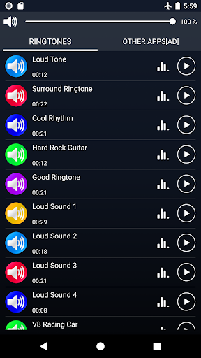 Loud Ringtones Screen 2