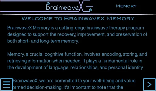 BrainwaveX Memory Pro