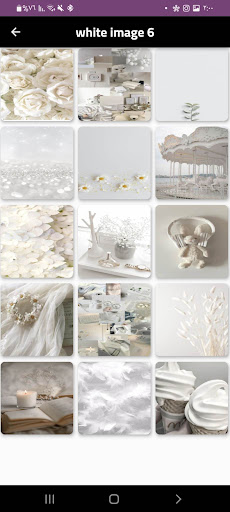 Android application white image _ white wallpaper screenshort