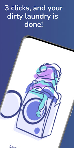 Android application WOSH - Laundry delivery screenshort