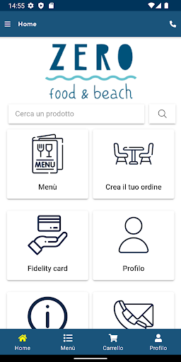 Android application Zero Delivery screenshort