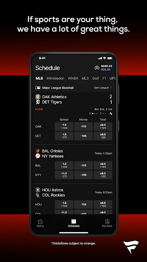 Fanatics Sportsbook screenshot