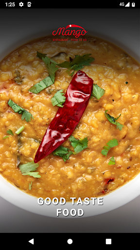 Android application Mango Restaurant Gstaad screenshort