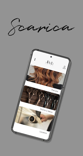 Android application The Hub Salon screenshort