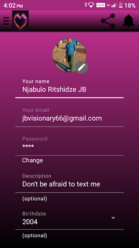 Pitch Dating: Chat and Date Screen 2