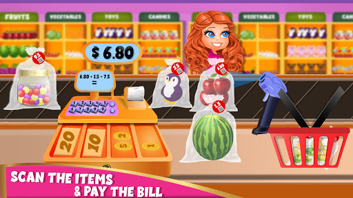Android application Supermarket Games Shopping Sim screenshort