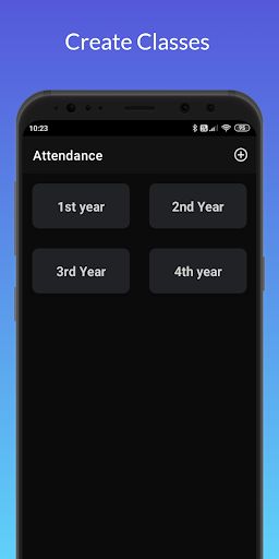 Android application Attendance screenshort