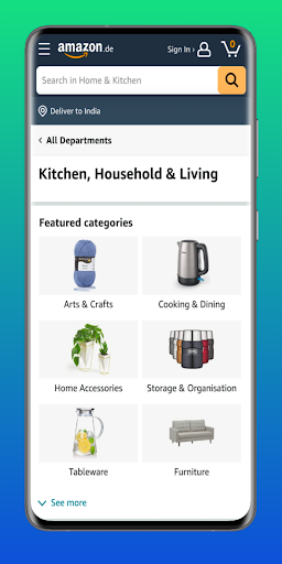 Online Germany Shopping App Screen 3