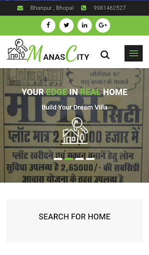Android application MANAS CITY (UTKRIST LAND DEVEL screenshort