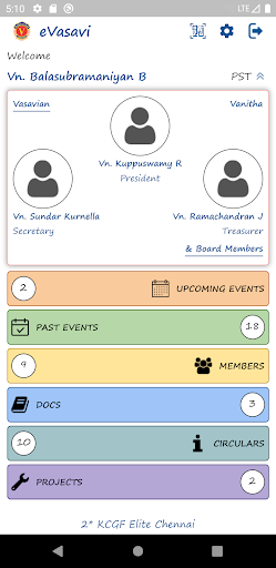 Android application eVasavi screenshort