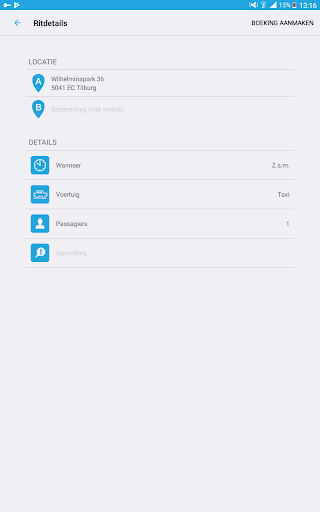 Bookings DCS Screen 2