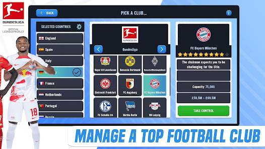 Soccer Manager 2023 MOD APK 3.1.7 (Money) Android Gallery 1