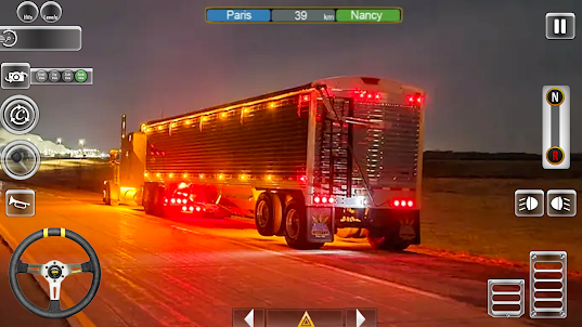 jogo 3d de caminhão de carga