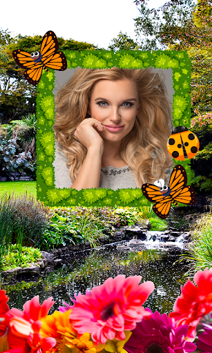 Android application Garden photo frame : Decorate screenshort