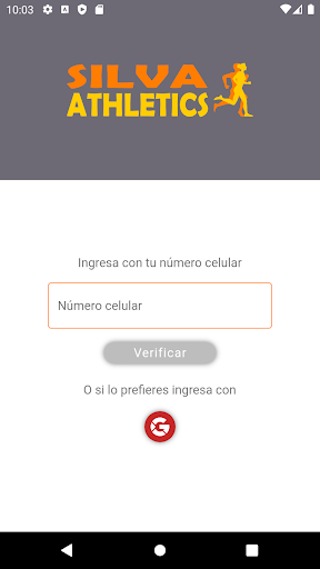 Android application Silva Athletics screenshort