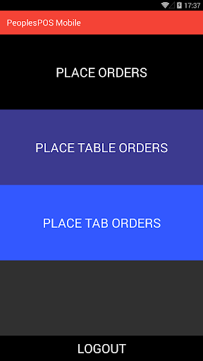 Android application PeoplesPOS Mobile screenshort