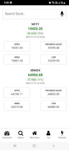 Sandeep Shukla Investments Screen 3