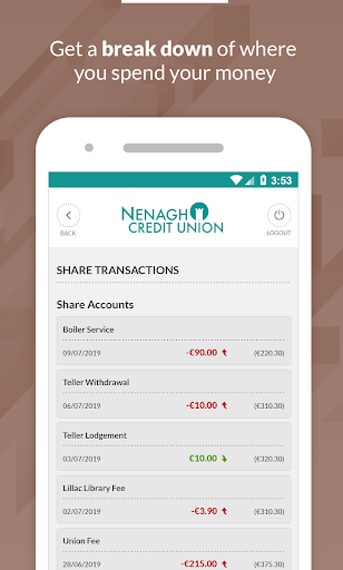 Nenagh Credit Union Screen 3