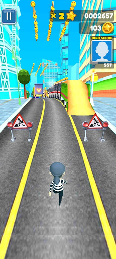 Android application Bob the robber Runner screenshort