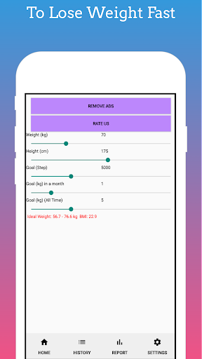Step Tracker - Weight Loss App