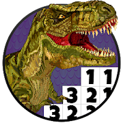 Dinosaurs Pixel Art - Sandbox Coloring