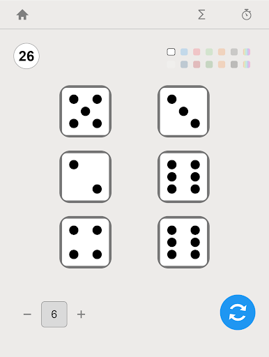 Screenshot of Dice Roller App
