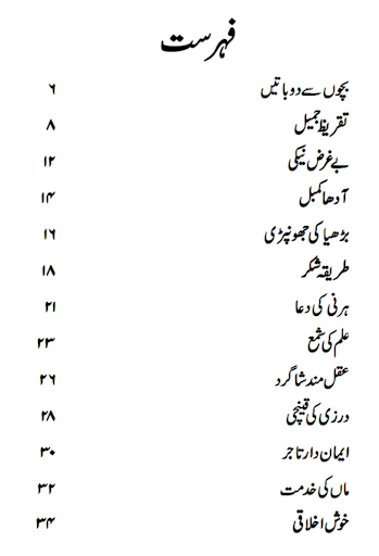 Islamic Books in Urdu Screen 3