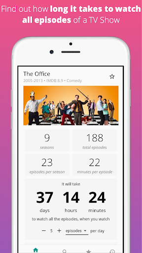 Plan my binge - TV Binge clock, Binge Calculator