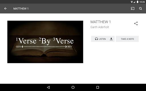 Screenshot of Thru the Bible Verse by Verse