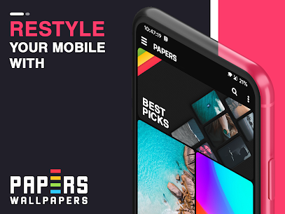 PAPERS Wallpapers MOD APK (Pro Unlocked) 1