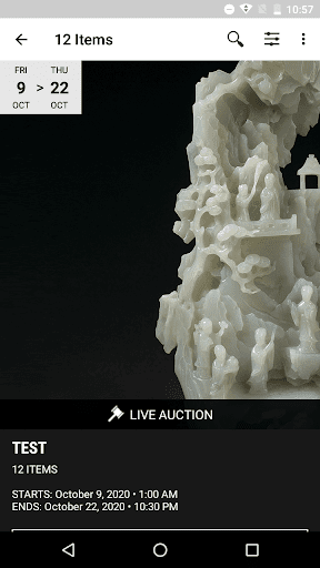 Yu Jen Auctions 宇珍 Screen 2