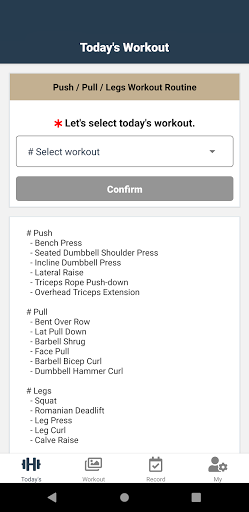 Push & Pull Workout screenshot 2