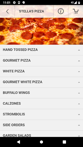 Stellas Pizza Screen 3