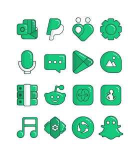 Lá - Icon Pack Ảnh chụp màn hình