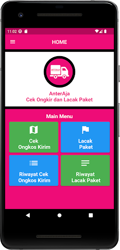 Android application AnterAja Cek Ongkir & Lacak screenshort