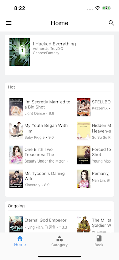 Novel Read Screen 3