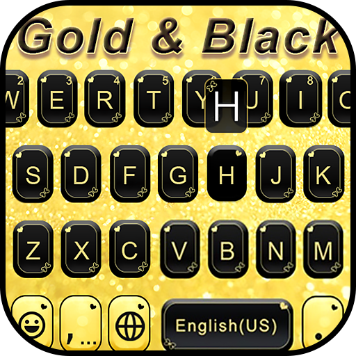 Gold & Black Keyboard Theme 7.0 Icon